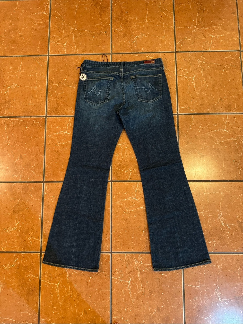 AG Jeans Menโs 31R Bootcut Jeans NEW With Tags Dark Wash Designer Denim